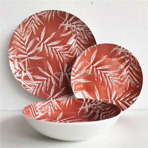 Vaisselle <span class=keywords><strong>de</strong></span> haute qualité peinte à la main, ensembles d'assiettes <span class=keywords><strong>de</strong></span> <span class=keywords><strong>Table</strong></span> en céramique bon marché, 18 pièces - Product Image 3