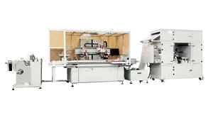 Machine de sérigraphie entièrement automatique rouleau à rouleau PET Film PC PVC Film sérigraphie papier autocollants adhésifs sérigraphie - Product Image 6