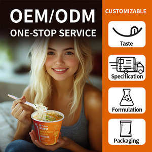 Hethstia cà ri cay ít calo Konjac mì súp cốc phở ăn liền với Hộp bao bì mì shirataki - Product Image 5