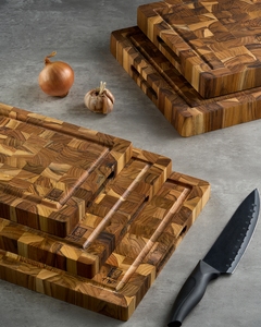 Tablas de Cortar Rectangulares de Madera de Acacia Ha Le para Múltiples Usos, Reutilizables, Material Natural y Ecológico, Seguro para el Medio Ambiente - Product Image 2