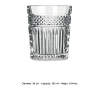 Verre à whisky Radiant Old Fashioned 35,5 cl H 10,6 cm Ø 8,9 cm Libbey