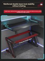 Tables de jeu de mode nouvelle génération Suessen 2024 en gros avec éclairage LED RVB et ensemble de chaises de jeu