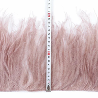 15-18cm Plumes De Couture Moelleux Plume D'autruche Coupe Dentelle Tissu Franges Couleur pour Tissu Robe Costumes Décoration