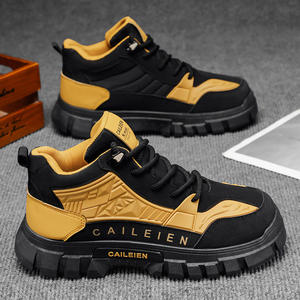 Bottes hautes pour hommes MA95, nouvelles bottes de randonnée d'automne, style britannique rétro, imperméables, antidérapantes, à semelle épaisse, résistantes à l'usure, bottes de travail - Product Image 1