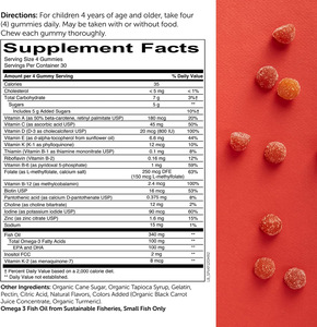 Multivitamines et fibres pour la santé digestive et l'immunité Vitamine C D3 Zinc Oméga <span class=keywords><strong>3</strong></span> Huile de poisson Gommes à base de fibres pour enfants - Product Image 5