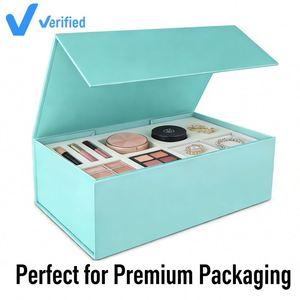 Cajas de Regalo Magnéticas de Lujo para Joyería, Cajas de Papel para Joyería de Alta Gama, Personalizadas, para Negocios o Regalos, con Tapa Magnética Abatible - Product Image 3