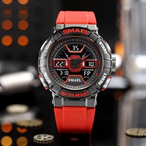 Montre numérique noire SMAEL 8067 pour homme, analogique-numérique, étanche, sport, chronographe, Relojes De Hombre - Product Image 3