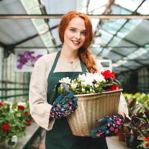 <span class=keywords><strong>Gants</strong></span> de jardinage en cuir ergonomiques unisexes les plus vendus, imperméables et résistants aux coupures pour une utilisation en extérieur - Product Image 2