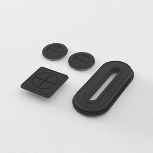 Best Seller Black <strong>Pvc</strong> Headphone <strong>Patch</strong> Custom <strong>Earphone</strong> <strong>Port</strong> Hole <strong>Patches</strong> - Product Image 2