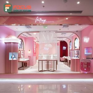 Custom Custom Jewelry Display Case Manufacturer Tempered Glass Panel Brand Store Glass Showcase - Product Image 2