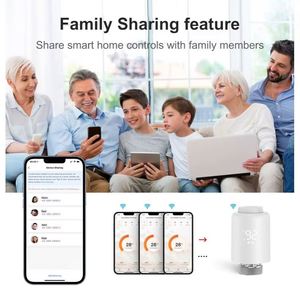 Tuya Smart TRV termostato ZigBee3.0 WiFi compatibile digitale termostatico valvola del radiatore per la domotica riscaldamento a pavimento - Product Image 4