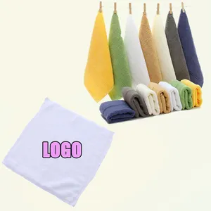 Asciugamano personalizzato 30x30 asciugamano per il viso in cotone bianco di fabbrica 30x30 piccolo asciugamano 100% cotone quadrato