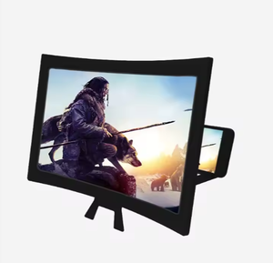 Support pliable vidéo HD de bureau de 12 pouces amplificateur de <span class=keywords><strong>loupe</strong></span> <span class=keywords><strong>d</strong></span>'<span class=keywords><strong>écran</strong></span> de téléphone portable incurvé agrandi 3D support de <span class=keywords><strong>smartphone</strong></span> en métal - Product Image 3