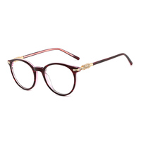 SARA Tendance 2026 Montures de Lunettes de Luxe Colorées en Acétate pour Femmes, Lunettes Femmes Montures de Haute Qualité 5188