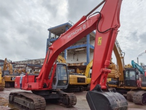 Excavatrice sur chenilles Hitachi EX200 d'occasion avec faible nombre d'heures et godet robuste Hitachi Ex200 d'occasion pour la construction - Product Image 2