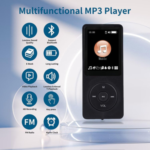 Hifi Âm Thanh MP3 Âm Nhạc Máy Nghe Nhạc Với Loa FM Đài Phát Thanh Bằng Giọng Nói Ghi Đa Chức Năng Có Thể Sạc Lại BT Mini USB <span class=keywords><strong>MP4</strong></span> Cho Thể Thao Chạy - Product Image 2