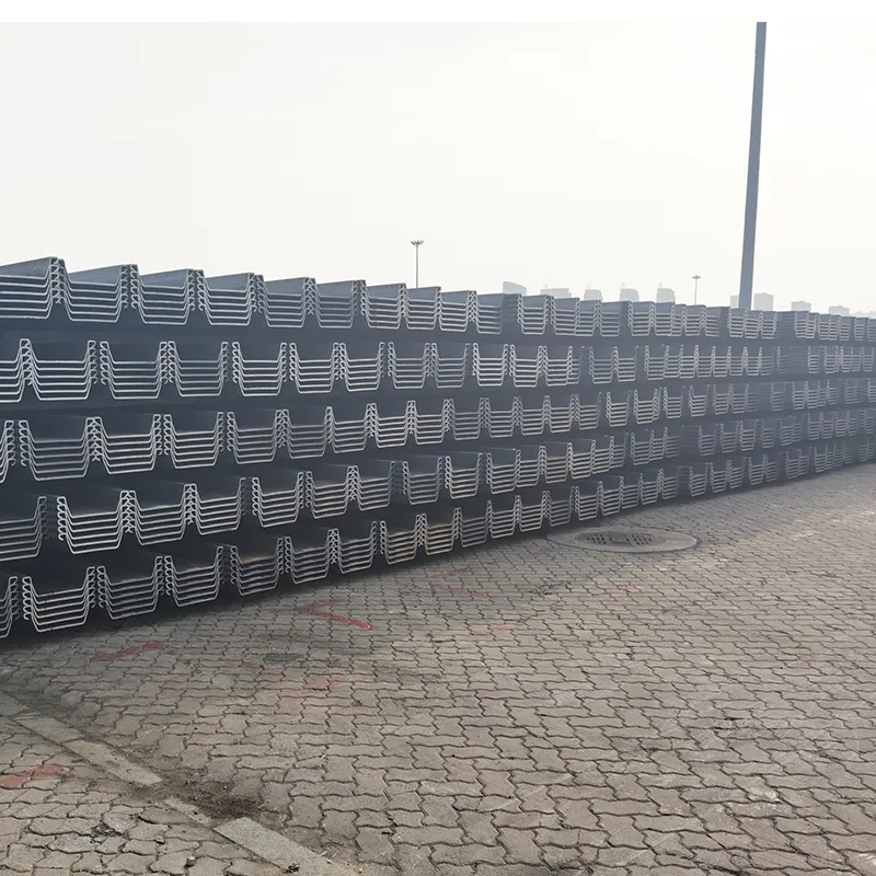 U Z type plastic retaining seawalls supplier no steel sheet piling