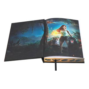 Màu đen và trắng bìa cứng xuất bản cuốn sách viễn tưởng in trang cuối, phun cạnh và foiling trên bìa - Product Image 4