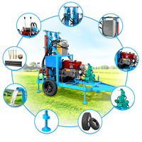 Nouvelle Condition, Automatique, CE, 35 CV, Alimenté au Diesel, 60m, 100m, 150m, Foreuse de Carottage pour l'Exploration Minière et le Forage de Puits d'Eau