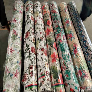 Tela Challis de Rayón Estampada 100% para Corea/Indonesia, Ecológica, Venta al por Mayor de Fábrica China, Vestido de Rayón con Flores Grandes - Product Image 3