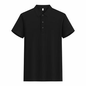Polo pour homme, couleur unie, polyester, évacuation de l'humidité, manches courtes, vêtements de travail, usage quotidien - Product Image 2