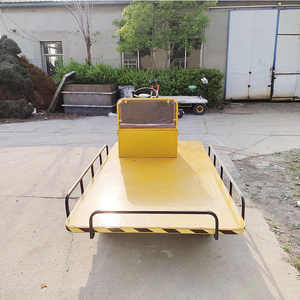 Vehículo de transporte plano eléctrico respetuoso con el medio ambiente Construcción de ferrocarriles Camión plano - Product Image 4