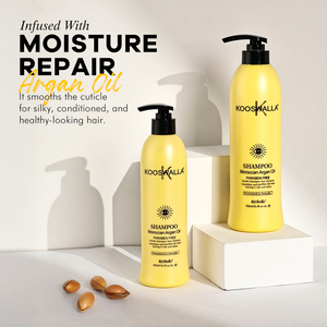 Kooswalla – Lot de Soins Capillaires Professionnels Bio à <span class=keywords><strong>l</strong></span>'Huile d'Argan Hydratante en Profondeur (Après-<span class=keywords><strong>shampoing</strong></span> et <span class=keywords><strong>Shampoing</strong></span>) pour Salons et Usage Domestique - Product Image 4