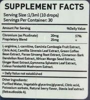 Étiquette personnalisée 60ml Gouttes Coupe-Faim Cétoniques pour la Minceur – Produits BHB Keto pour la Perte de Poids