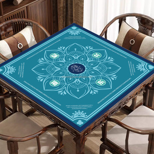 <span class=keywords><strong>Tapis</strong></span> de jeu de Mahjong pliable personnalisé, carré, de voyage, pour jetons de Mahjong, <span class=keywords><strong>tapis</strong></span> de poker domestique avec support en caoutchouc pour jeux de casino - Product Image 4