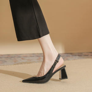 Zapatos de Tacón Alto Stiletto Antideslizantes y Sensuales para Mujer, Cómodos para Fiestas de Invierno, Uso Durante Todo el Año - Product Image 4