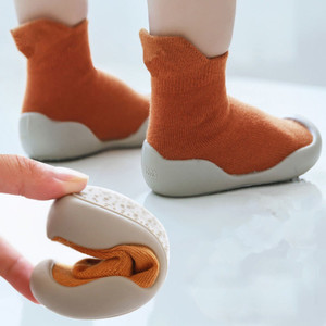 Logotipo personalizado niño 3D Animal antideslizante caminar suela de goma agarre bebé zapato <span class=keywords><strong>Calcetines</strong></span> - Product Image 3
