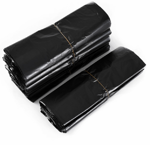 Bolsa de basura negra resistente de gran tamaño de plástico de alta calidad para el hogar - Product Image 1