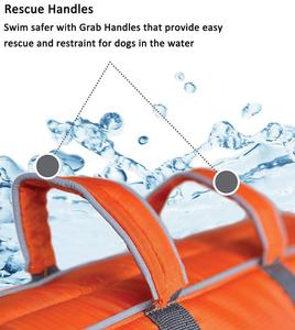 Bumo Pet chalecos salvavidas ajustable pequeño/mediano/grande perro Chaleco de natación para seguridad en el agua chaleco salvavidas para mascotas con asa de rescate chaleco de seguridad - Product Image 4