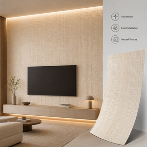 Fabricant de panneaux muraux en pierre artificielle souple imprimés en 3D, prix compétitif, revêtement mural en pierre flexible, pierre flexible - Product Image 2