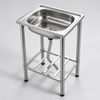 Évier de cuisine épaissi anti-corrosion et anti-rouille, grande capacité, extensible, résistant à l'usure, pour le lavage des légumes