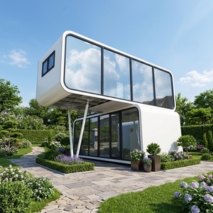 <b>Portable</b> Mobile Tiny Prefabricated Prefab Modular Cabin Container House Hotel Villa Office for Campsite Resort Park - Product Image 2