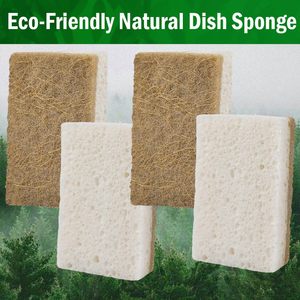 Esponja de Limpieza Multiusos Ecológica de Sisal y Celulosa Natural para Lavar Platos, en Oferta - Product Image 4