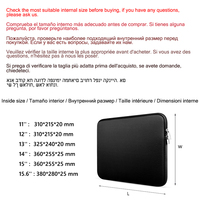 Sacoche Souple pour Ordinateur Portable pour Xiaomi HP Dell Lenovo, Pochette Housse pour MacBook Air Pro Retina 11 12 13 14 15 15.6 Pouces