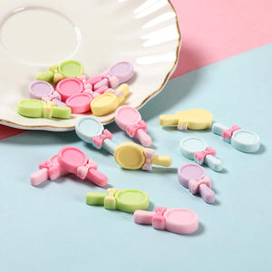 Mini Espejos de Resina con Reverso Plano para Manualidades, Juguetes para Casa de Muñecas, Decoración de Fundas de Teléfono, Scrapbooking, Lazos para el Cabello - Product Image 4