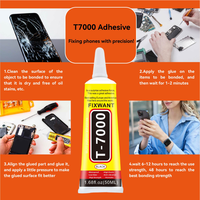 OEM ODM 15ML FIXWANT T7000 negro teléfono móvil tableta reparación batería cubierta LCD marco adhesivo T-7000 componentes electrónicos pegamento