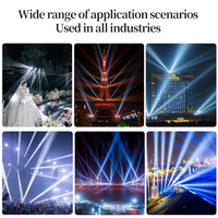 Projecteur mobile de scène de faisceau professionnel «Sky Sharp» de 350 watts Interface DMX 512 lumières publicitaires les plus vendues directement en usine