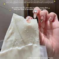 Masques faciaux crème-huile 2-en-1 sans rinçage à marque privée Pro-Xyla & Céramide Anti-âge Anti-rides Hydratant en feuille
