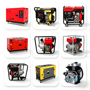 Générateur diesel super silencieux 10 kW, groupe électrogène diesel insonorisé portable avec roues pour la maison, le magasin, le camping en plein air, alimentation électrique - Product Image 5