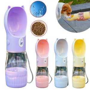 Botella de Agua para Perros, a Prueba de Fugas, Portátil, con Bebedero para Mascotas, para Paseos al Aire Libre, Viajes, Plástico de Grado Alimenticio - Product Image 1