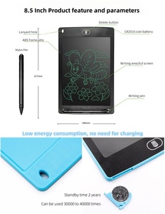 8.5/10/12 inch điện tử Bảng vẽ màn hình LCD bằng văn bản kỹ thuật số đồ họa vẽ máy tính bảng điện tử chữ viết tay Pad mjfem0034 - Product Image 5