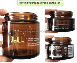 Frasco Redondo de Vidrio Ámbar de 4oz 8oz 9oz con Lado Recto y Tapa Metálica Blanca 70-400 - Product Image 5