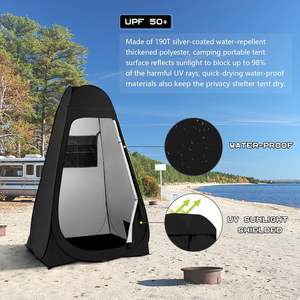 Pop privasi tenda Pancuran berubah Toilet luar ruangan portabel dengan tas jinjing rias instan kamar mandi berkemah untuk mendaki & memancing - Product Image 2