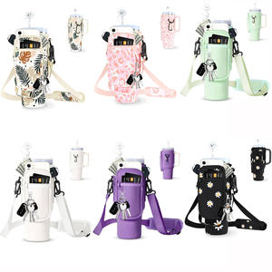 Tumbler da Auto <span class=keywords><strong>Yeti</strong></span> 40oz Pronto per la Spedizione, Porta Tumbler da Viaggio con Tracolla e Tasca Portaoggetti - Product Image 6