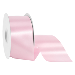 Ruban satiné rose uni Grace Premium PP Flora, imperméable, en rouleau, pour la décoration de bouquets et de cadeaux - Product Image 5