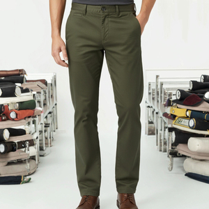 Tela Elástica de Algodón BCI Ecológica, 97% Algodón, 3% Elastano, Transpirable, Cintura Media, ODM, Teñido Liso, Cómoda y Casual para Hombre, Invierno - Product Image 3